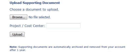Upload File Feature allows the user to customize any general transcriptions