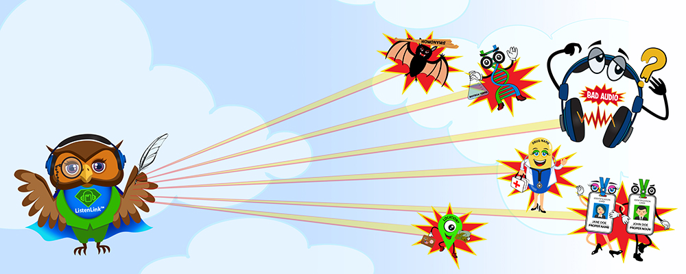 TranscriptionWing’s ListenLink™ and the Battle with Unintelligibles