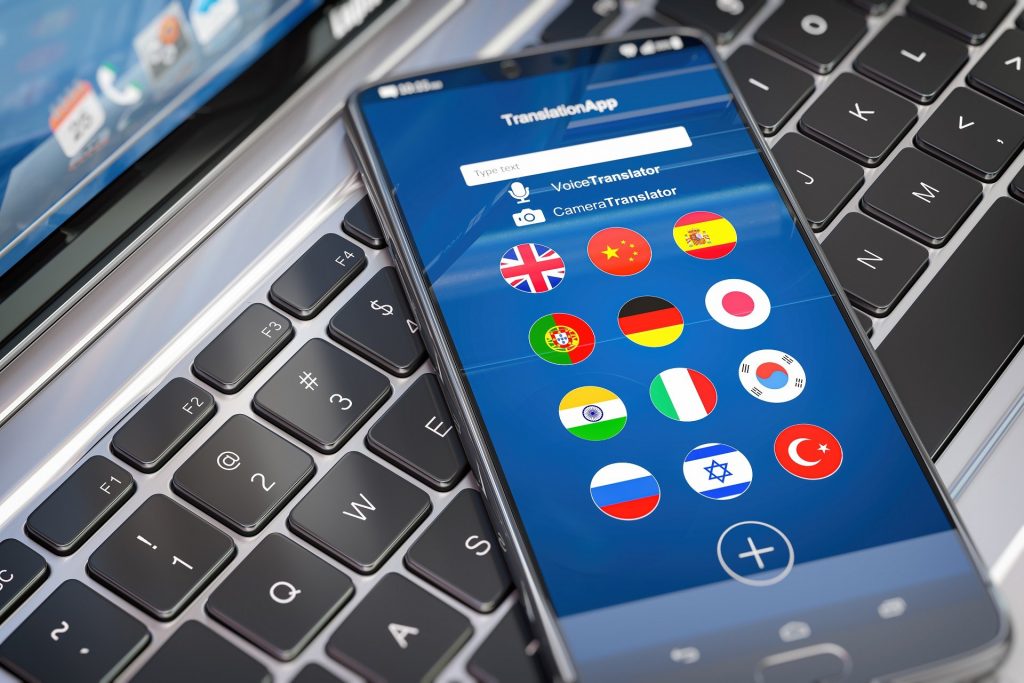 Handy mobile translation app